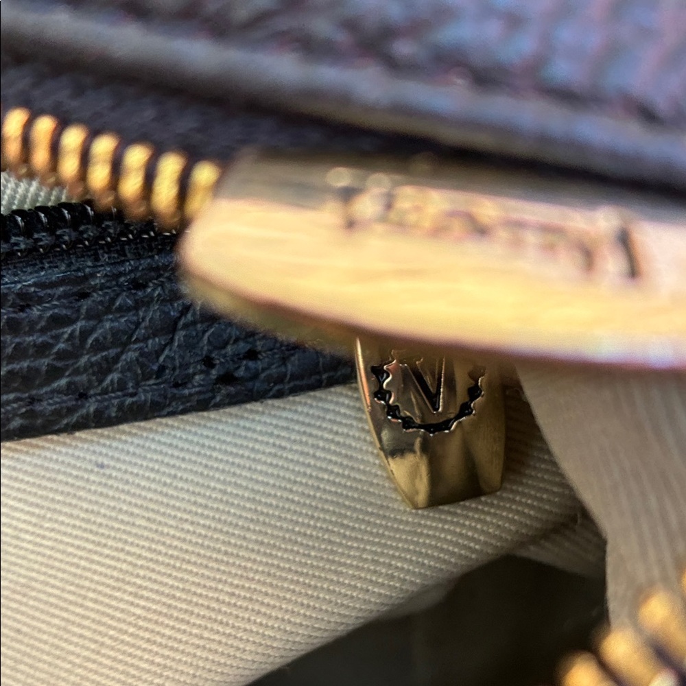 Valentino Black and Brown Leather Shoulder Bag - Picture 8 of 9